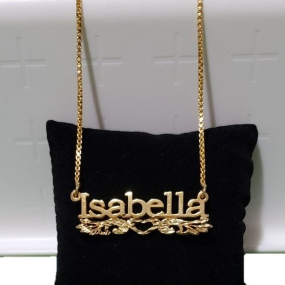 Jewelry necklace pendant name "Isabella" - Picture 1 of 2
